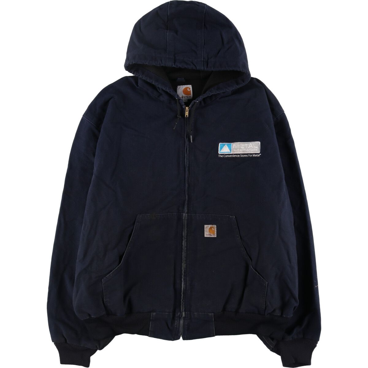 古着 カーハート Carhartt アクティブジャケット ダックフルジップ