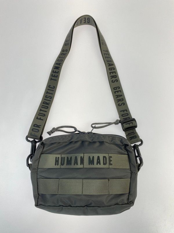 HUMAN MADE ヒューマンメード MILITARY POUCH BAG ミリタリー ポーチ バッグ ショルダー カバン 188-250917-yn-05-min