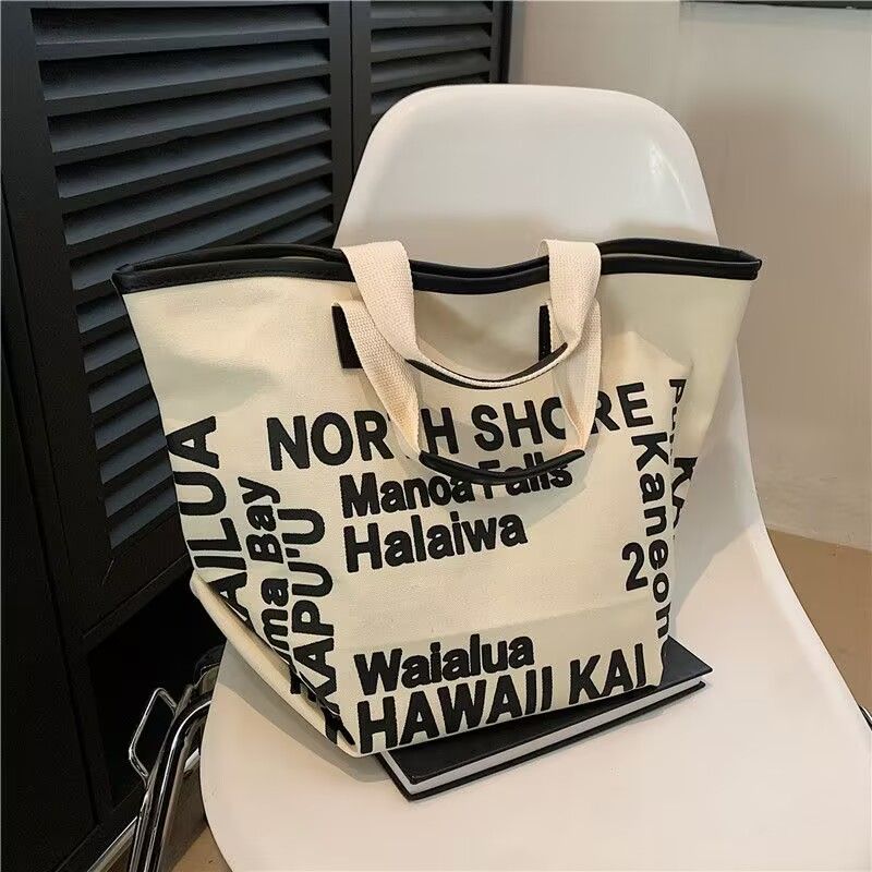 人気 LOCO HAWAII ロコハワイ ロゴプリント トートバッグ
