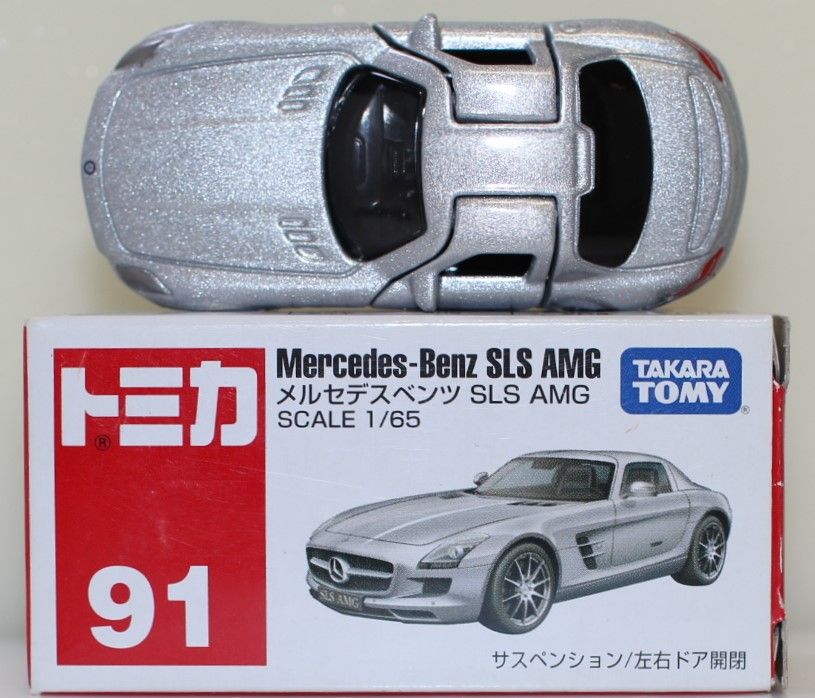 トミカ 91 メルセデスベンツ　SLS AMG Amazon | トミカ №091 メルセデスベンツ SLS AMG (箱
