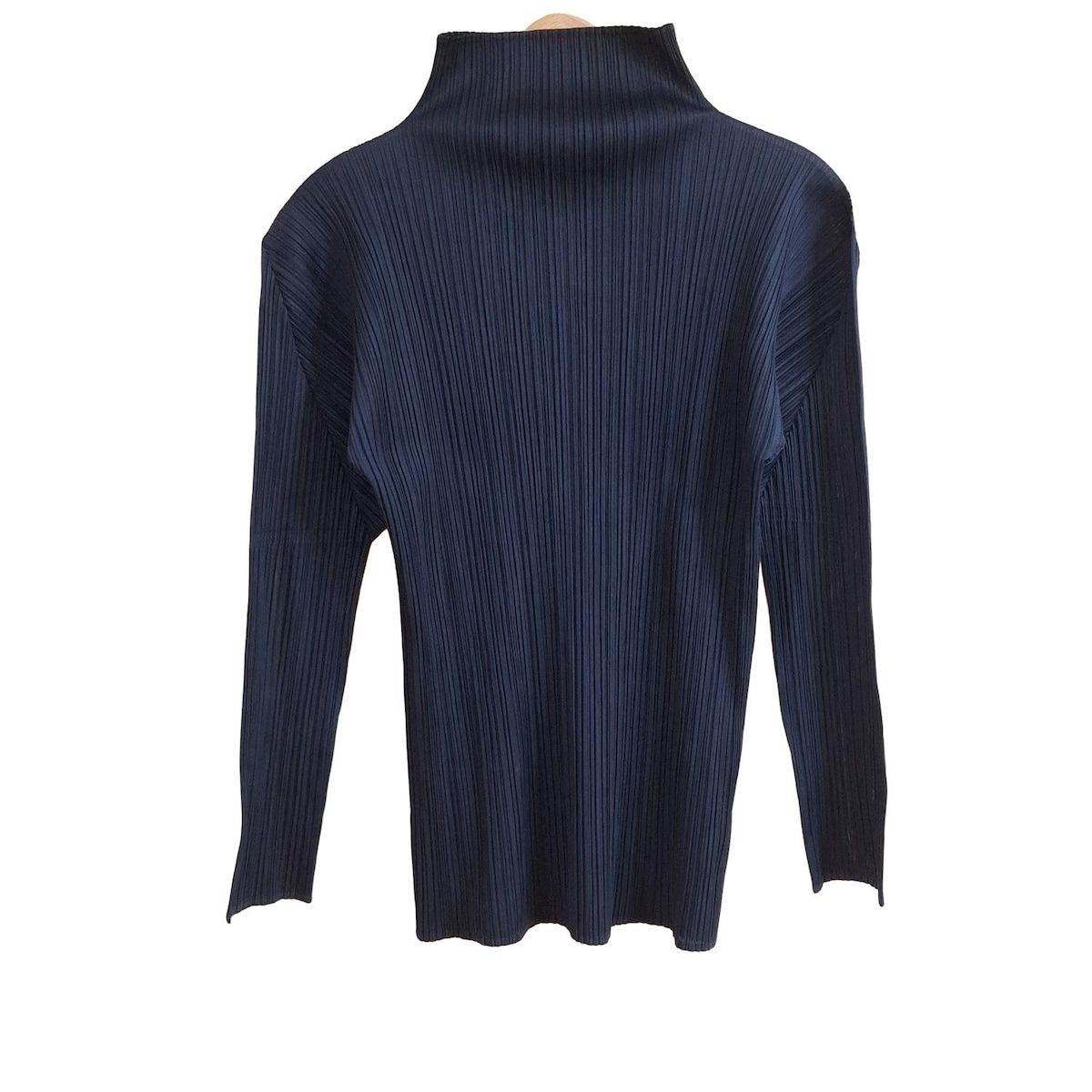 新品同　PLEATS PLEASE プリーツプリーズ　ハイネック　長袖カットソー 極美品✨PLEATS PLEASE プリーツ 長袖 トップス カーキ