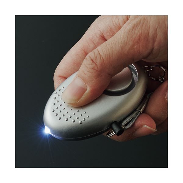 まとめ 明晃化成工業大きな音の防犯ブザー LEDライト付 ブラック KBB96-BK 1個 ×5セット