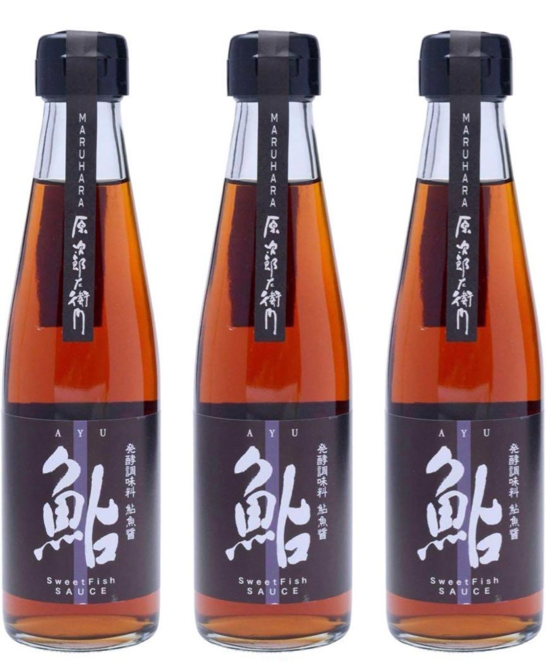 まるはら 鮎醤油 200ml 3本