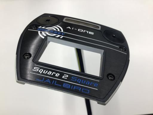 オデッセイ Ai-ONE SQUARE 2 SQUARE JAILBIRD 33インチ パター PT STROKE LAB 90 スチール フレックスその他 メンズ 男性用 右利き 右用 Bランク ゴルフクラブ