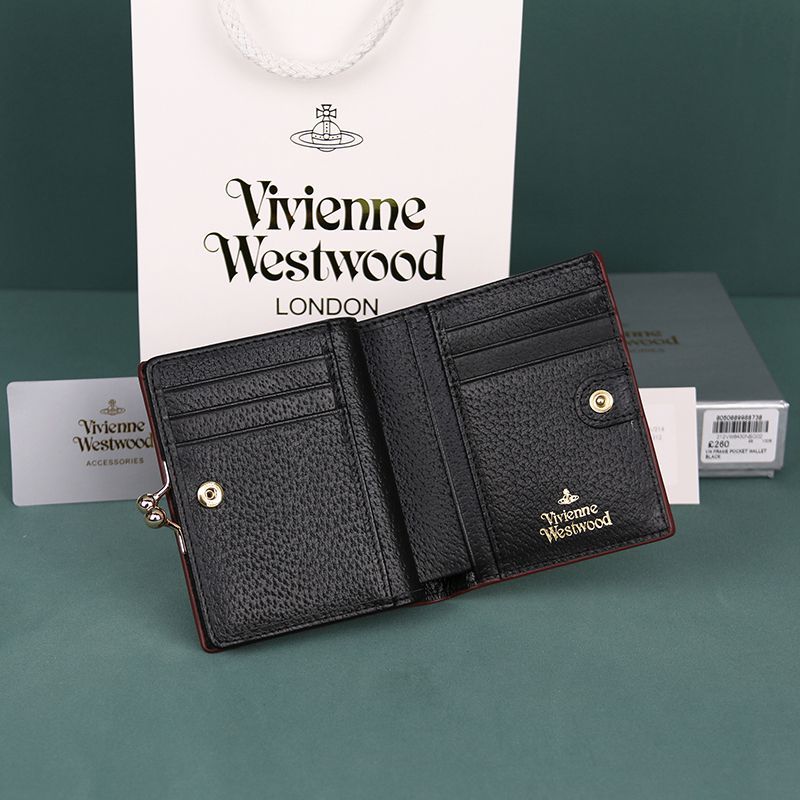 vivienne westwood ACCESSORIES 口金二つ折り財布 【公式通販】