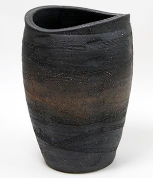 傘立て 信楽焼 陶器 価格.com - 灰 窯変 壷型変形傘立 彩り屋