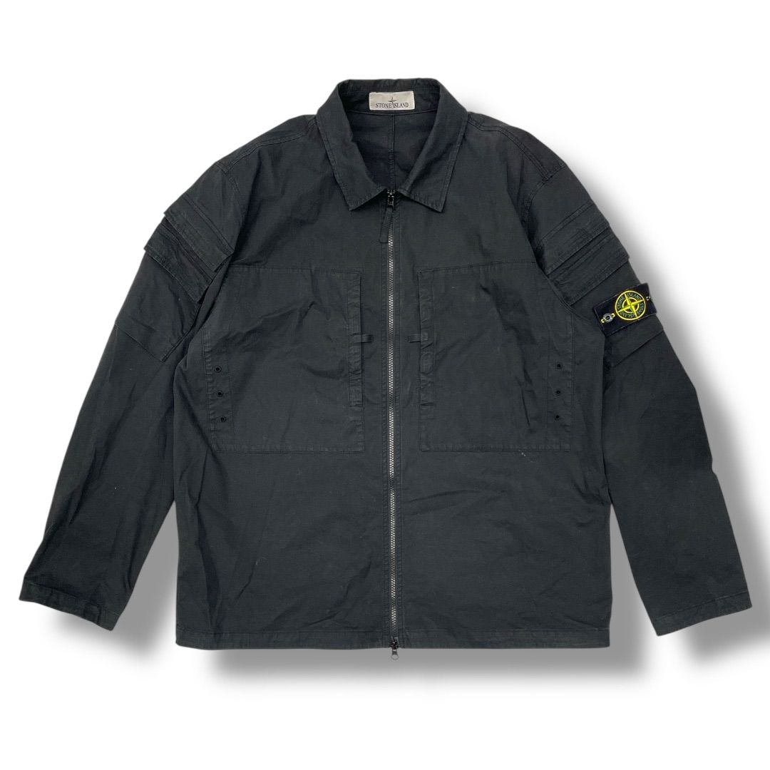 STONE ISLAND ストーンアイランド コンパスパッチ シャツ ジップ