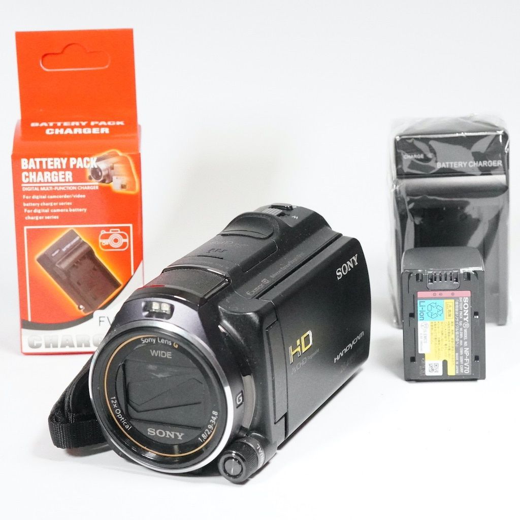美品 付属品 SONY ハンディカム HDR-CX630V ビデオカメラ 黒