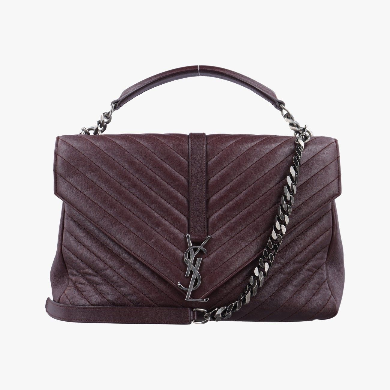 イヴサンローランYves Saint Laurentカレッジワインレッドレザー392738ARS392738.0515