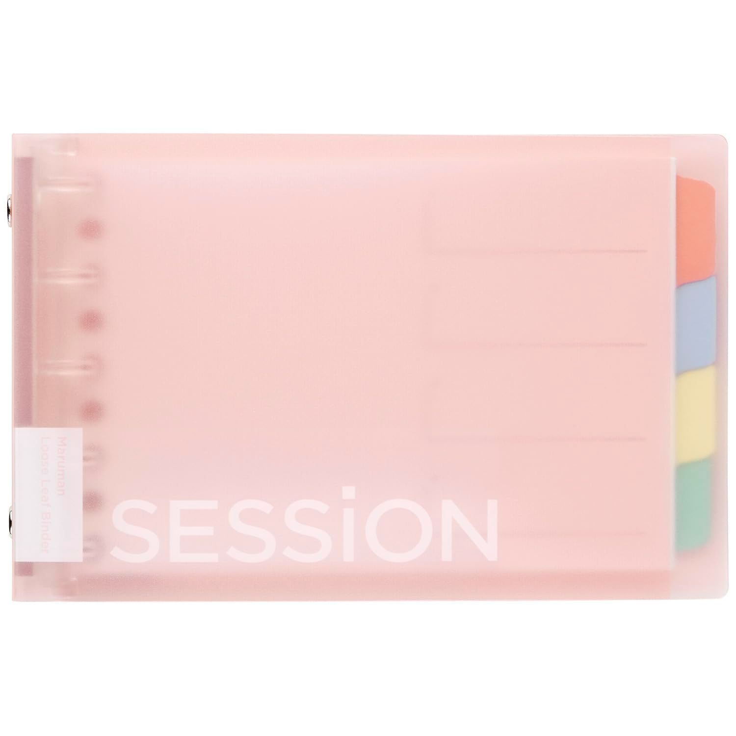 ライトピンク さくら 5穴 ミニサイズ セッション FM 310 A 38 バインダー ルーズリーフ マルマン