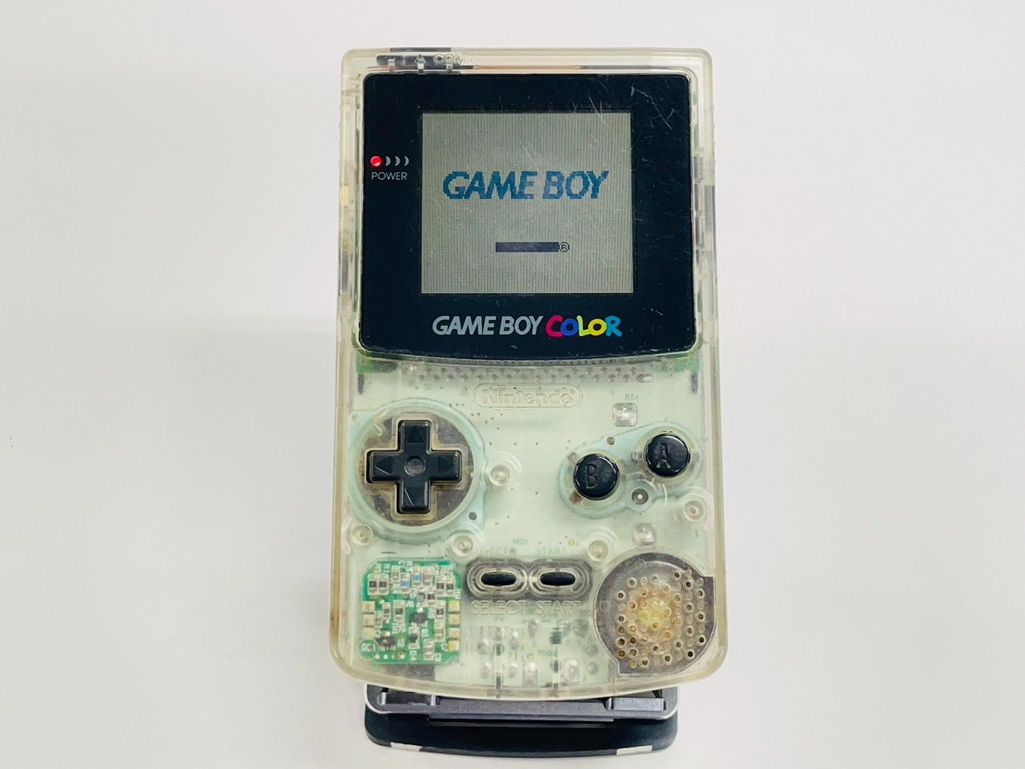 即日発送 ゲームボーイカラー 本体 クリア スケルトン CGB-001 GBC GAMEBOY COLOR