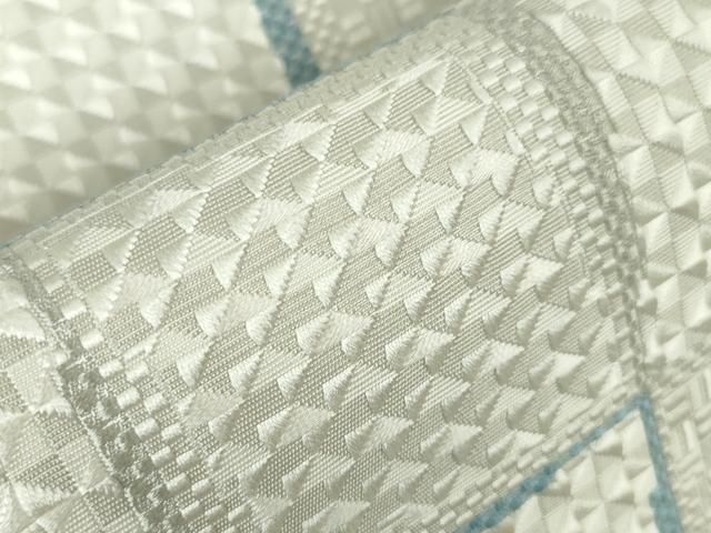 平和屋本店■極上　本場筑前博多織　八寸名古屋帯　変わり市松　一蔵謹製　逸品　DZAA2691kh5 平和屋本店□極上 本場筑前博多織 八寸名古屋帯 変わり市松 一蔵謹製