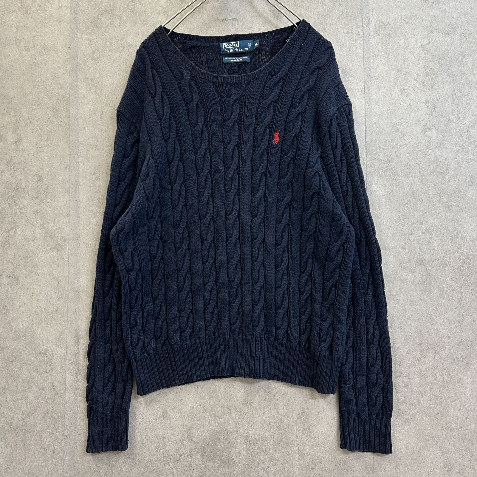 Ralph POLO ラルフローレン ポロ カシミア混ケーブル ニット セーター