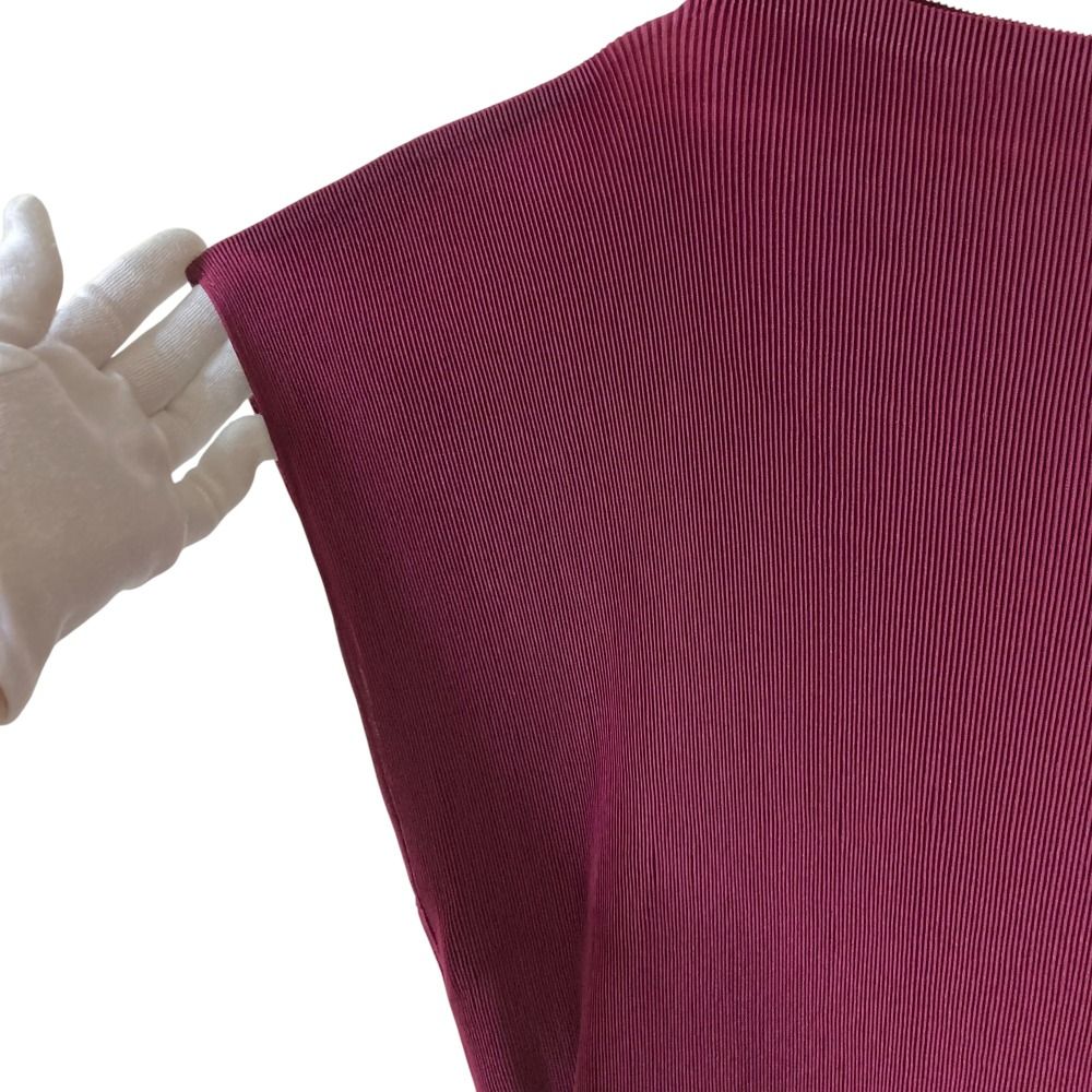 美品 PLEATS PLEASE ISSEY MIYAKE プリーツプリーズ イッセイミヤケ 変形カットソー PP43FK341 サイズ3 ボルドー レディース 古着 中古 USED 美品 PLEATS PLEASE ISSEY MIYAKE プリーツプリーズ イッセイミヤケ