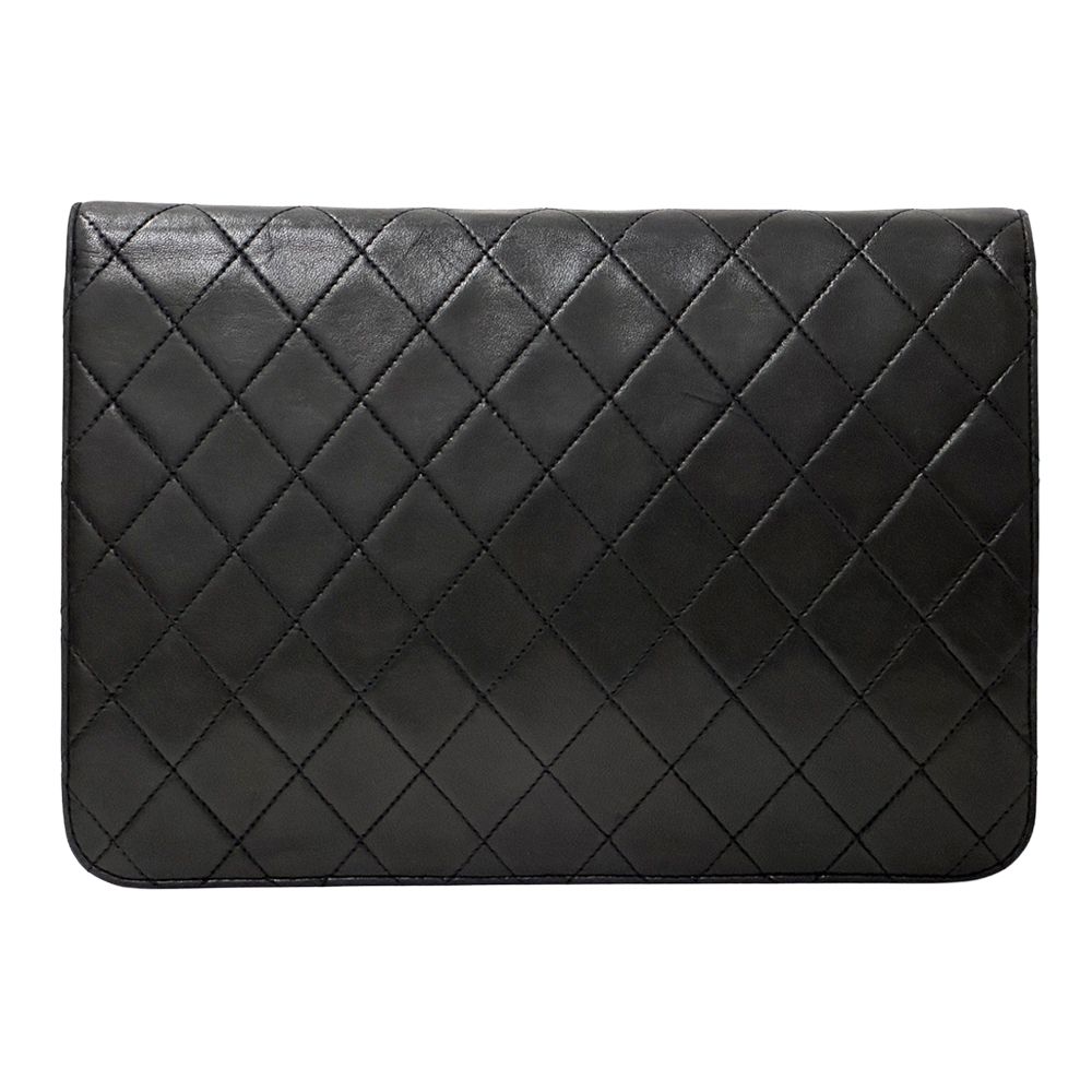 シャネル CHANEL バッグ マトラッセ レディース ブランド ショルダーバッグ ラムスキン チェーンショルダー ブラック ゴールド金具 ココマーク ヴィンテージ