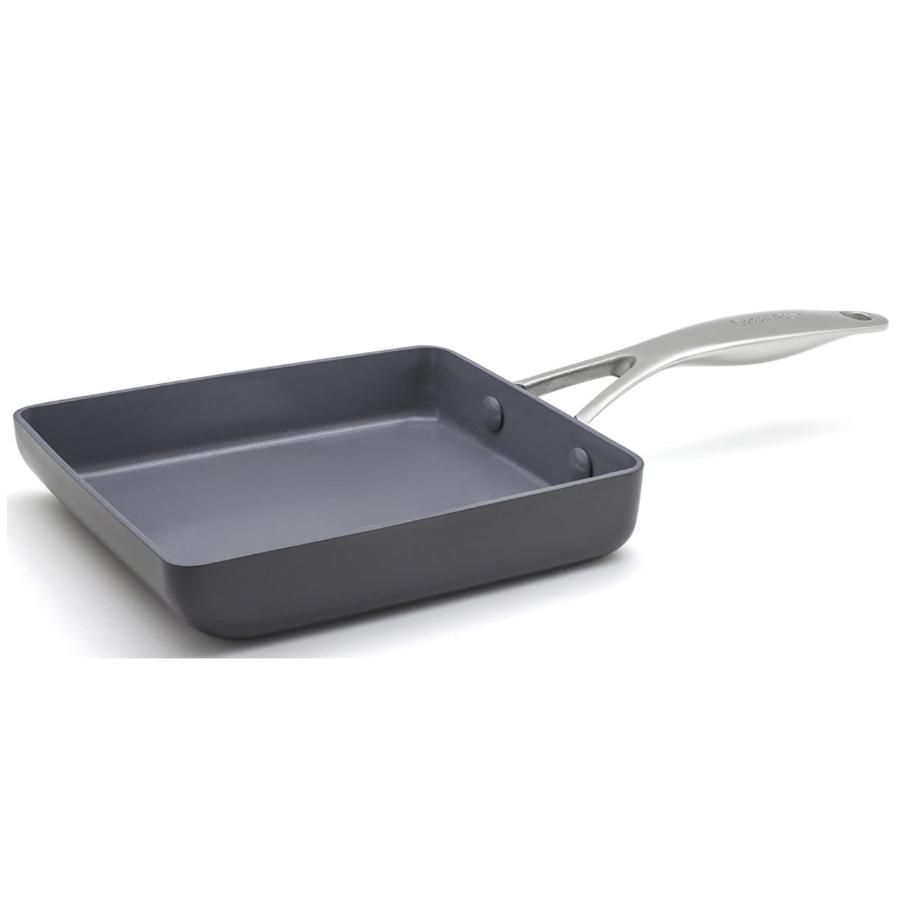 グリーンパン GREENPAN エッグパン 玉子焼き器 14x18cm IH ガス 食洗機 対応 有害物質不使用 PFASフリー セラミックコーティ
