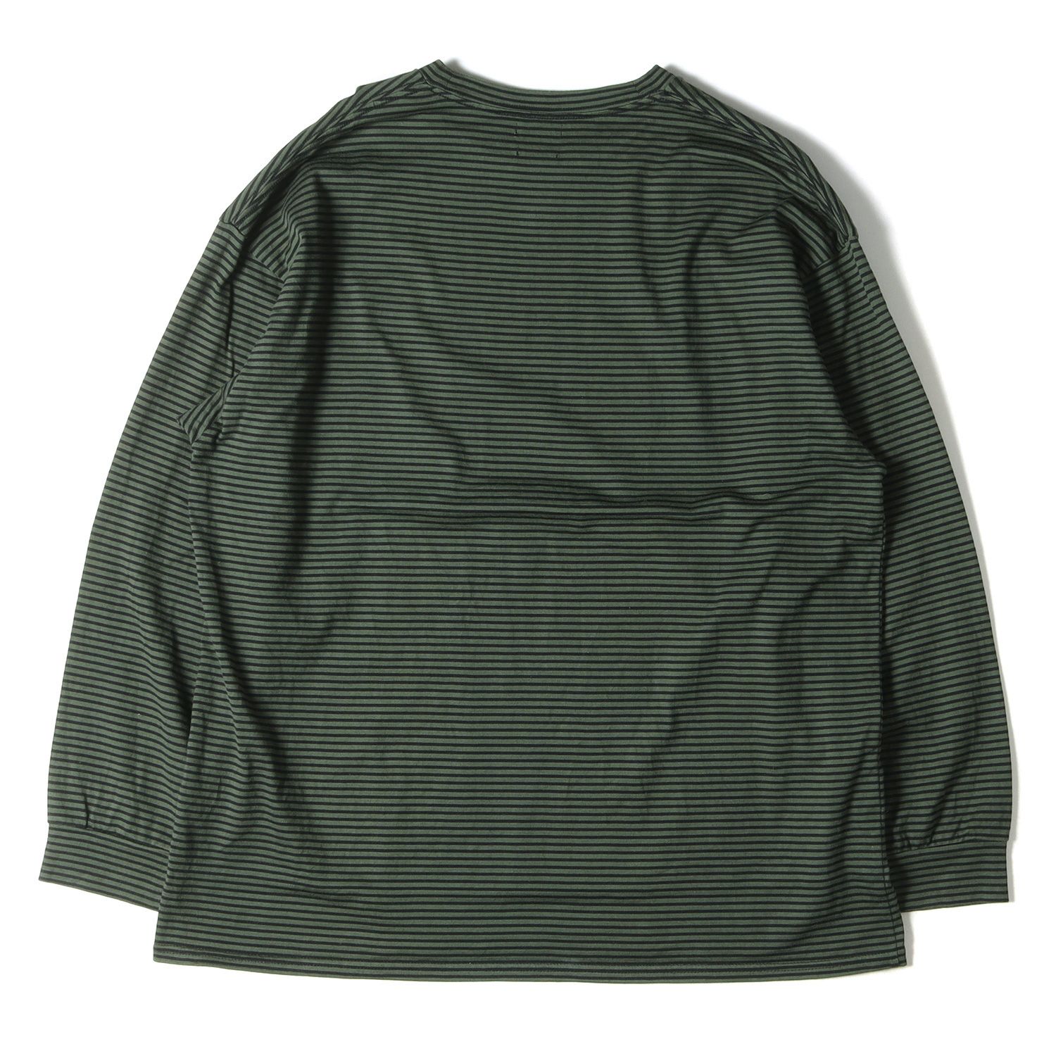 美品 STEVEN ALAN スティーブンアラン 22AW ボーダー ルーズフィット 
