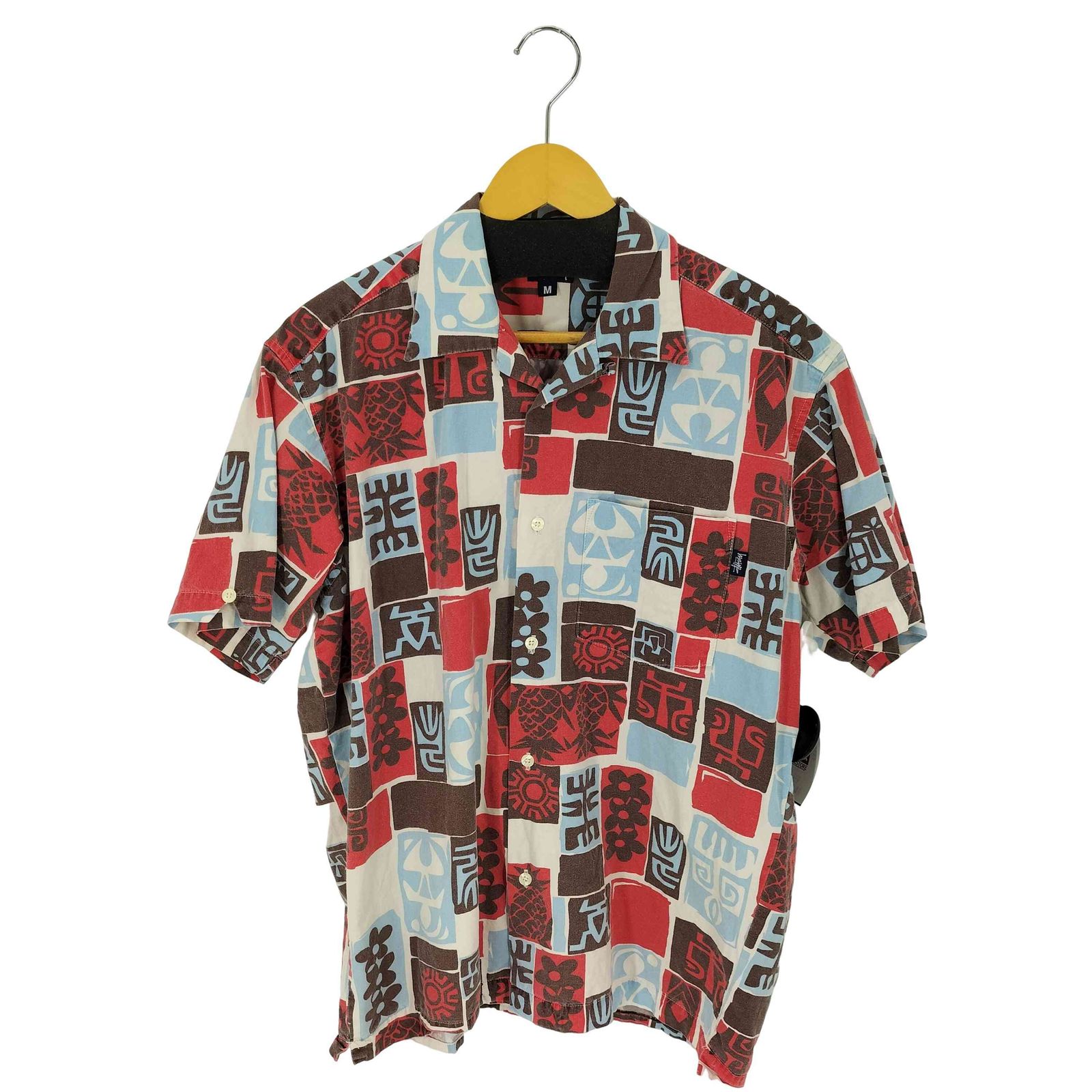 OLD STUSSY 開襟シャツ 80〜90'S OLD STUSSY OPEN COLLAR L/S RAYON