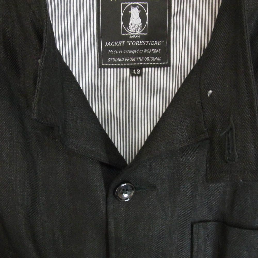 ワーカーズ WORKERS Forestier French Linen Jacket フォレス