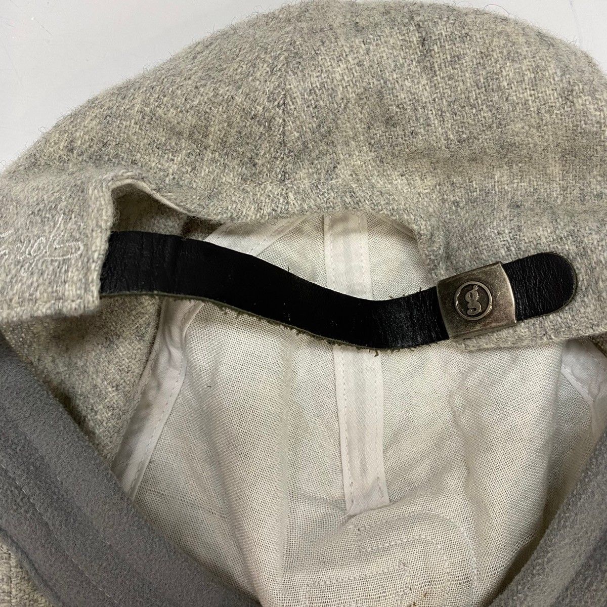 goodenough ウールキャップ グレー 90s グッドイナフ Goodenough 90s GEロゴ ウール キャップ 帽子