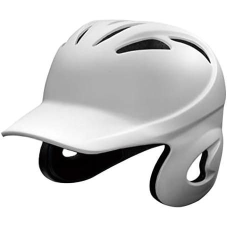 ミズノ(MIZUNO) 野球 硬式用 ヘルメット 両耳付打者用 つや消しタイプ 1DJHH108 01 ホワイト XOサイズ