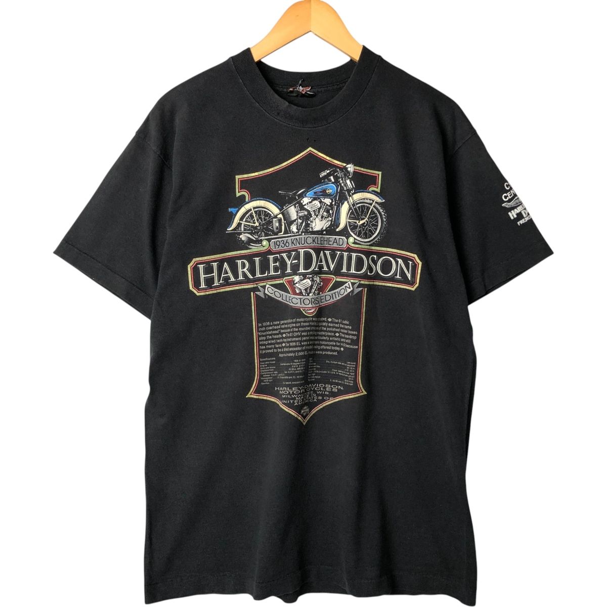 古着 ハーレーダビッドソン Harley-Davidson モーターサイクル バイクTシャツ メンズL相当|eaa584394