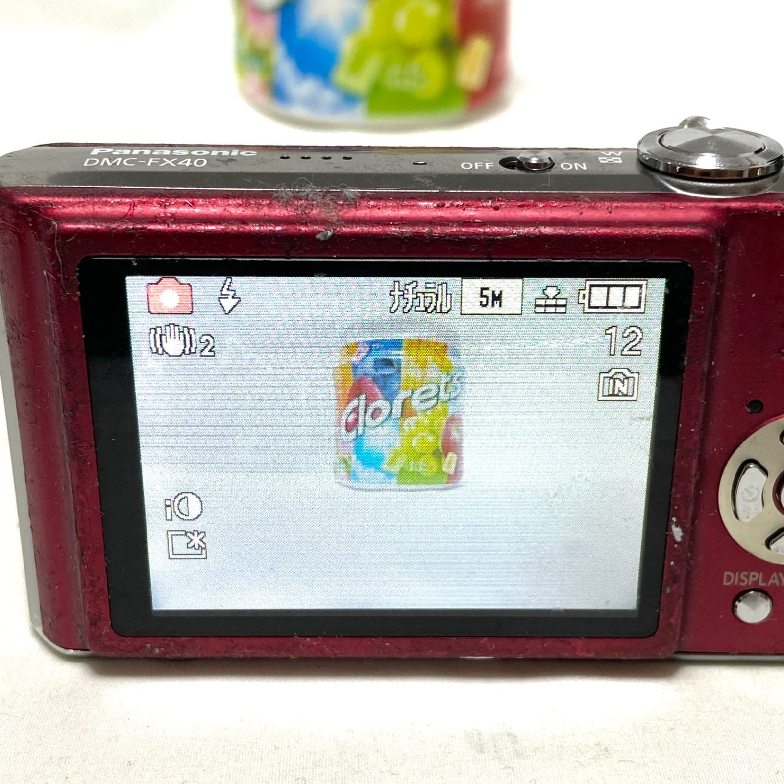 Panasonic LUMIX DMC-FX40 レッド コンパクトデジタルカメラ コンデジ 