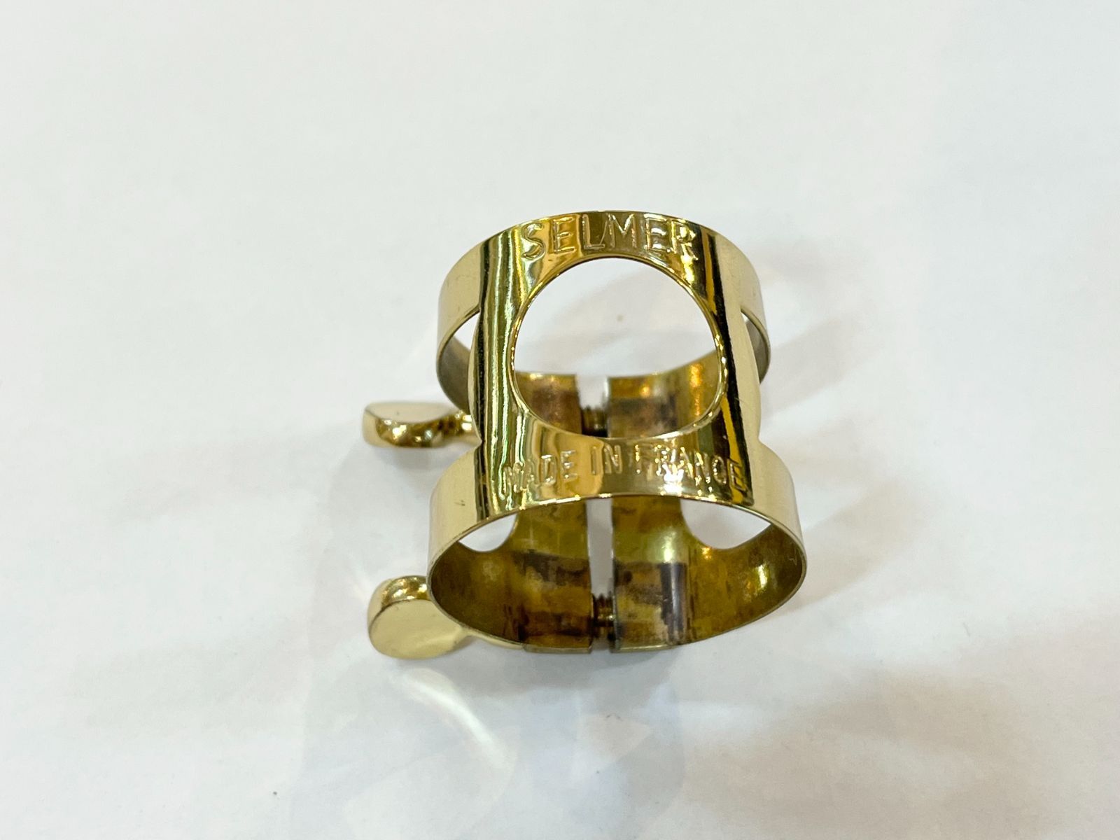 Selmer ジャズメタルCアルトサックス用マウスピース リガチャー&キャップ付 H.SELMER テナーサックス用リガチャー 対応：メタルマウスピース 【SP