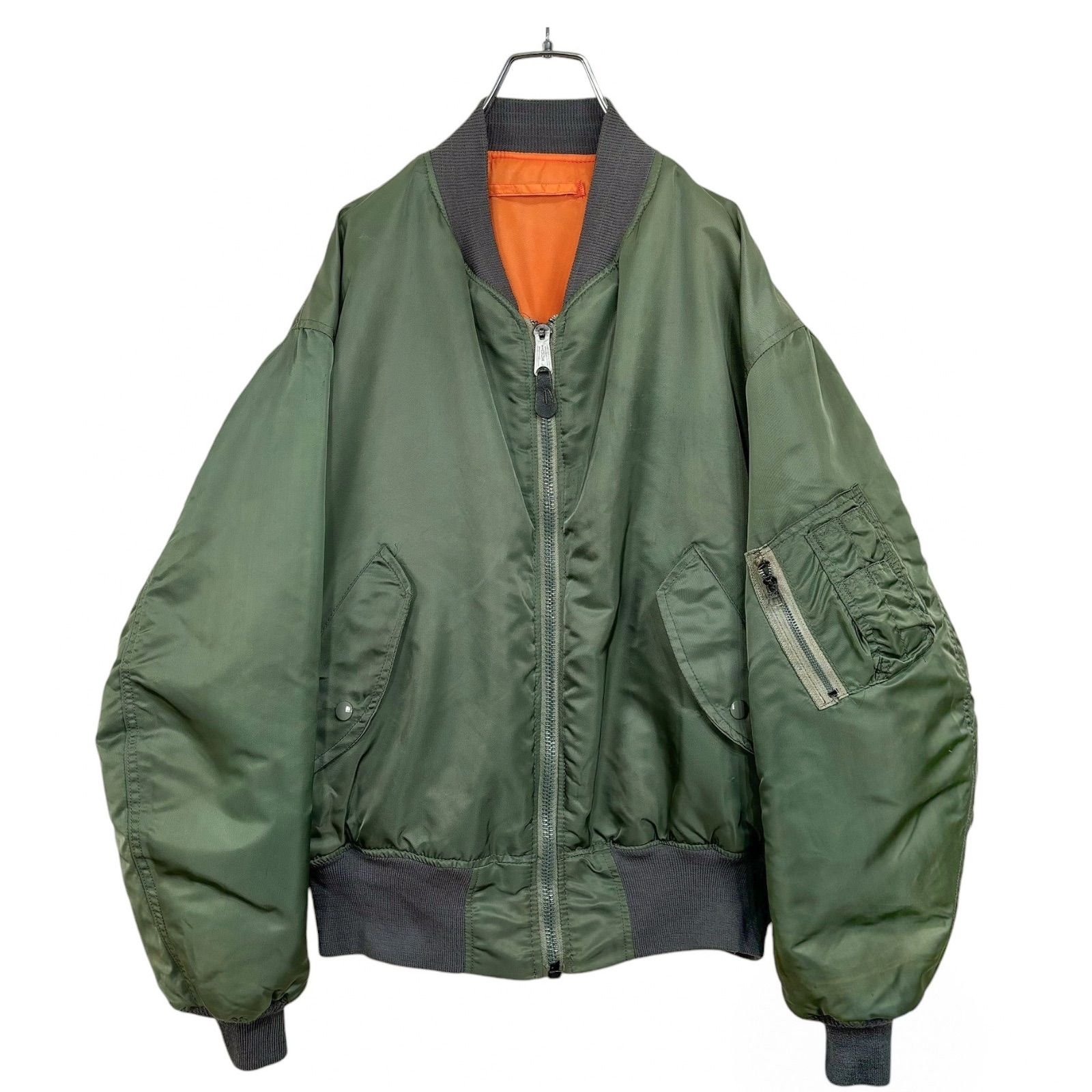 ジャケット・アウター 90s GREENBRIER MA-1 jacket olive LARGE 90s GREENBRIER MA-1 jacket olive LARGE
