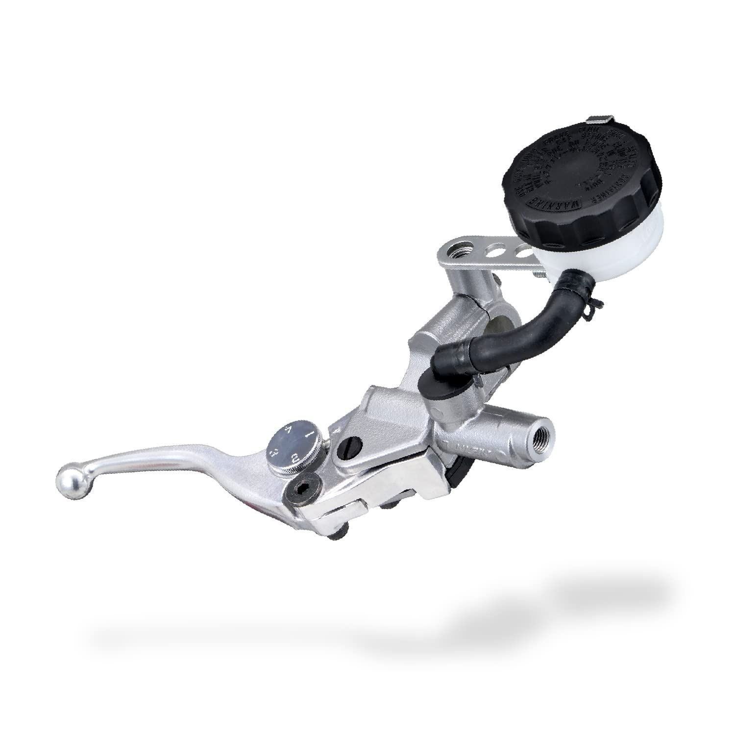 横型 ブレーキマスターシリンダー 11mm バイク用 シルバーボディ/バフクリアー NISSIN(ニッシン) ショートレバー デイトナ(Daytona) 26854