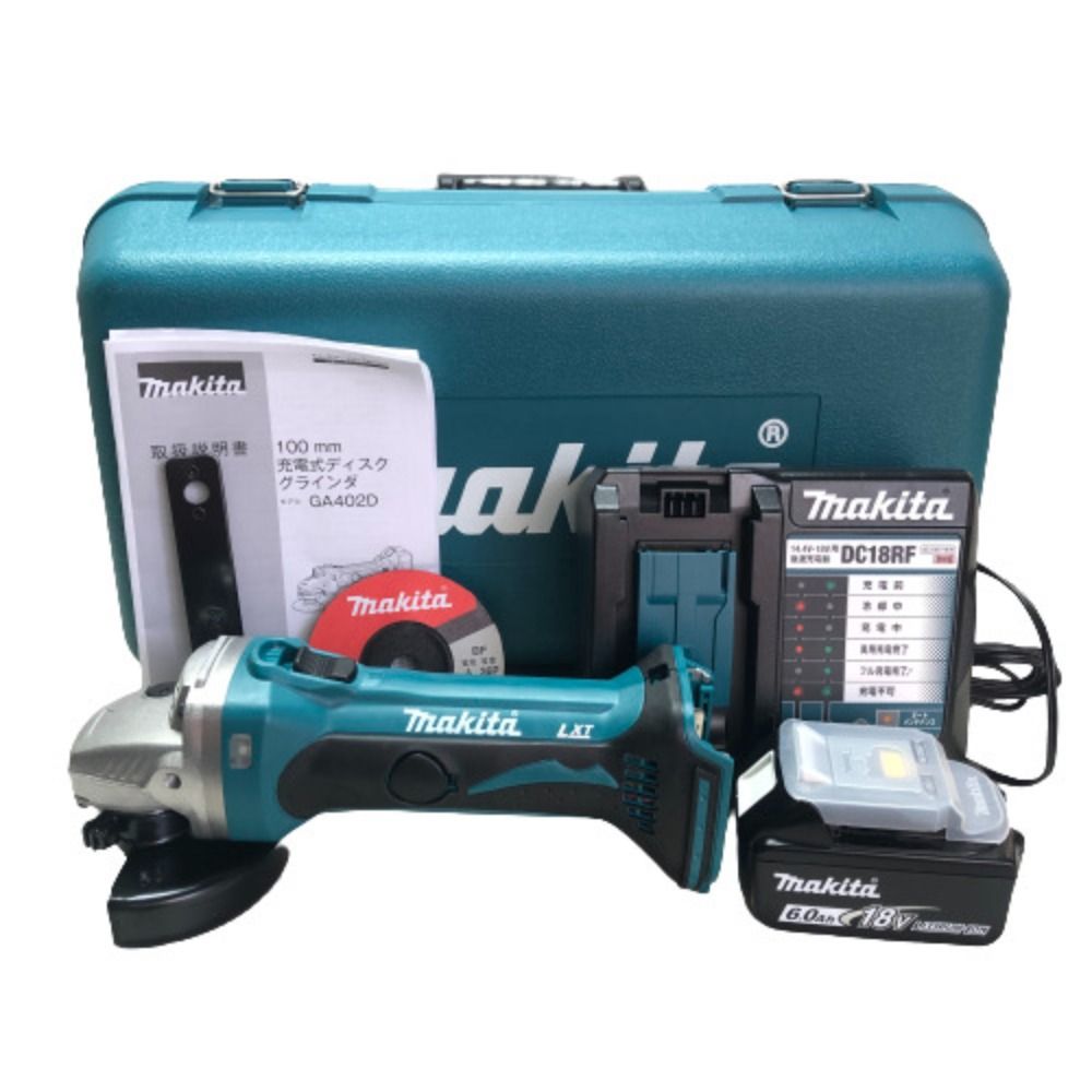 ◇◇MAKITA マキタ 100ｍｍ 充電式グラインダー 充電器・充電池付