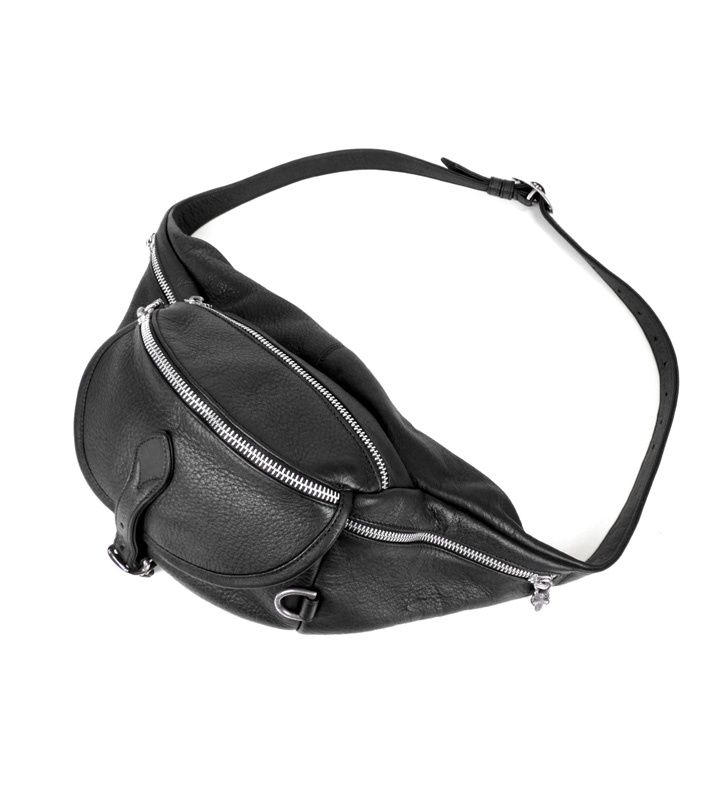 クロムハーツ CHROME HEARTS 1 SNAT PACK スナットパック レザー ウエスト ボディ バッグ 44330