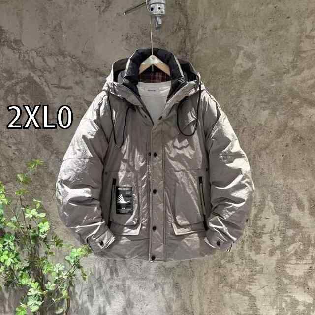 [2XL0]秋冬 コーデ メンズ 服 シンプル ファッション オシャレ 大人 かっこいい 大きいサイズ ストリート 紳士服 ダウン ジャケット 冬 カップル ウェア パーカー ホワイトダックダウン 暖かい