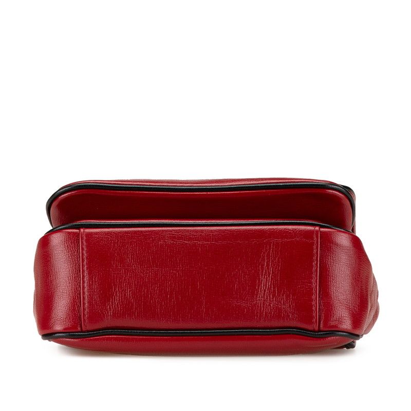 グッチ インターロッキングG チェーン ショルダーバッグ 576428 レッド  