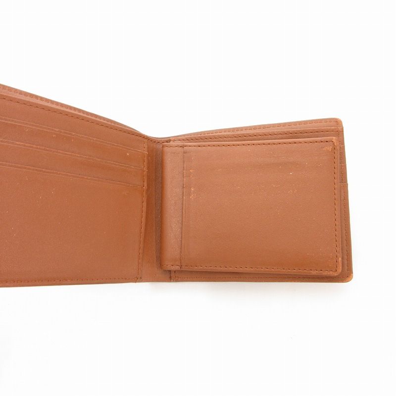 エムシーエム MCM 二つ折り財布 札入れ ヴィセトス柄 茶