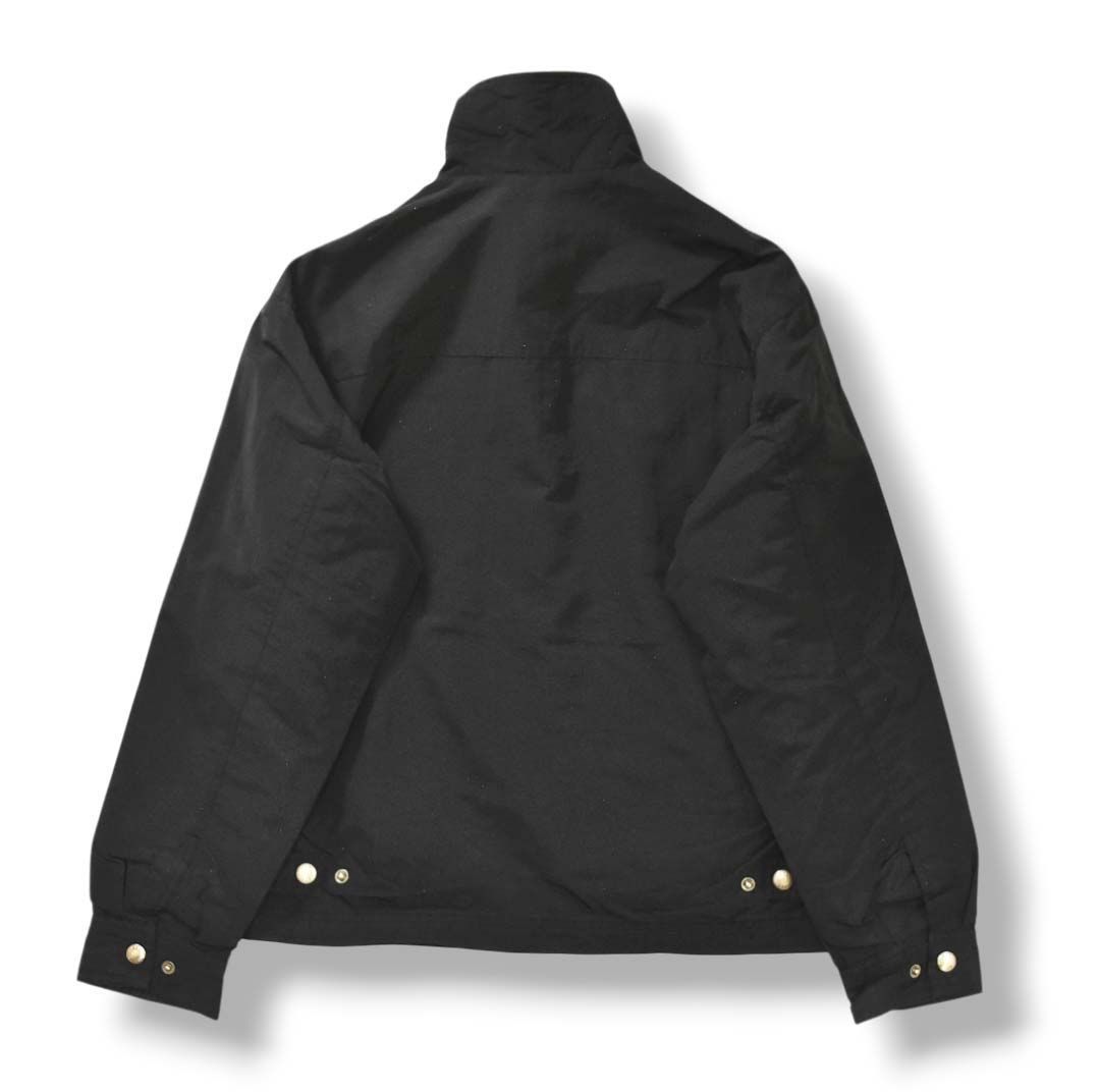 90s OLD GAP ジップ ウールジャケット ブラック キルティング