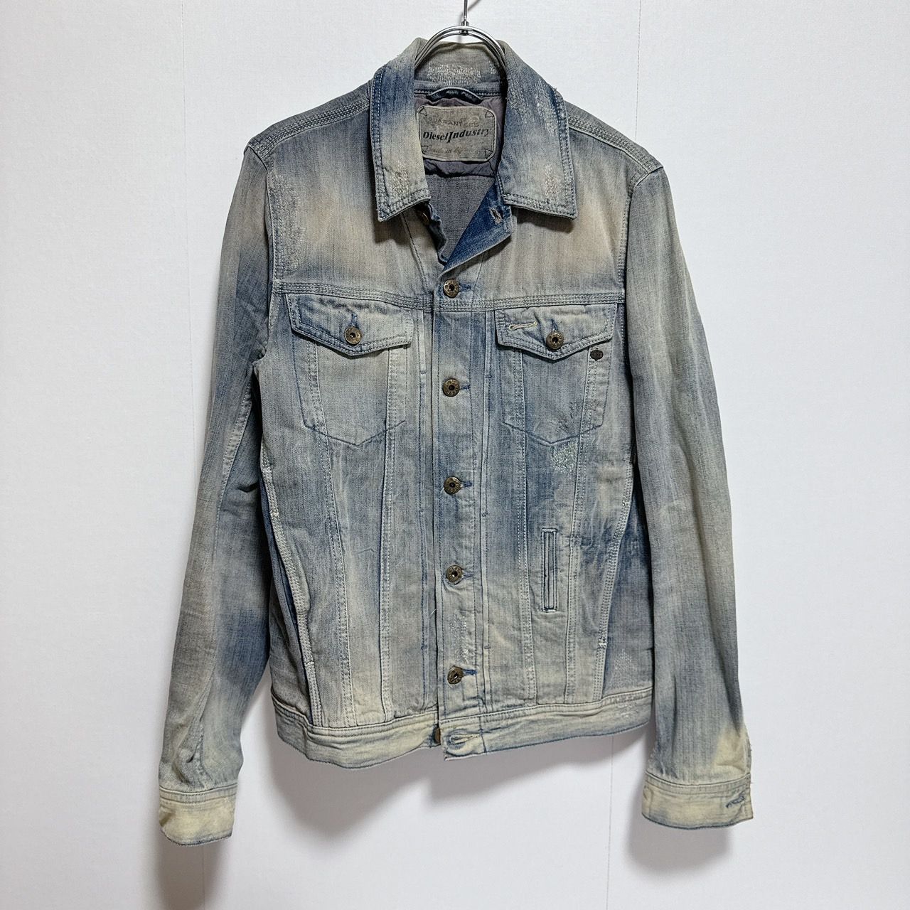 Z1341 【美品】 DIESEL ディーゼル ダメージ デニムジャケット