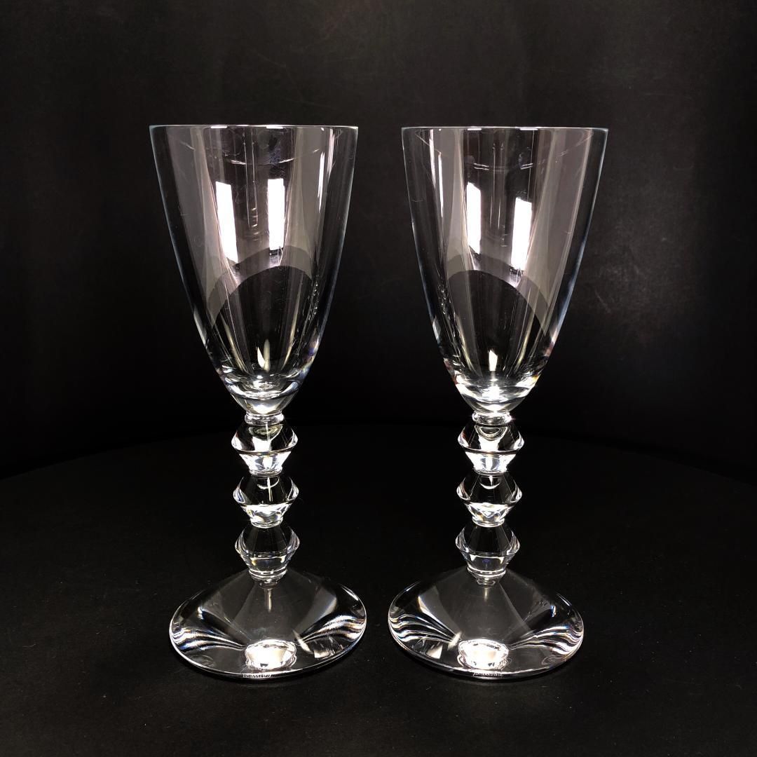 驚くほどの き Baccarat バカラ ベガ ペアワイングラス クリスタルグラス クリア BC343 【激安大特集】