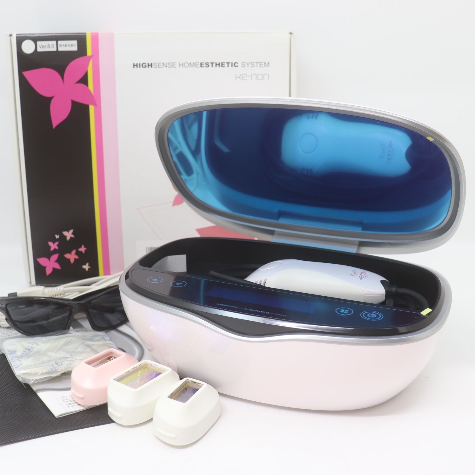 【ジャンク】KE-NON　ケノン　フラッシュ式　家庭用　脱毛器　ver.8.0 ジャンク】KE-NON ケノン フラッシュ式 家庭用 脱毛器 ver.8.0