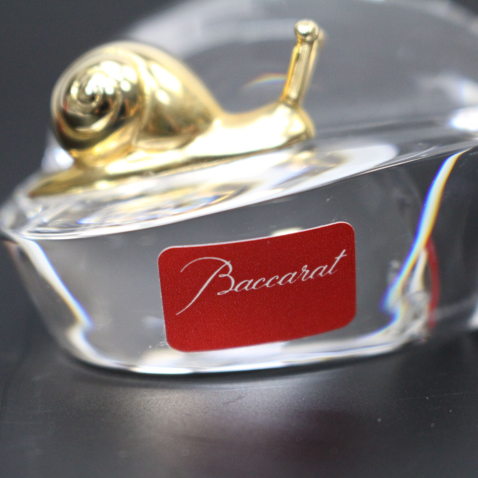 BaccaraT バカラ /※ユリ オブジェ ペーパーウェイト 　置物 バカラ 百合 大型 ペーパーウェイト ユリ オブジェ 置物