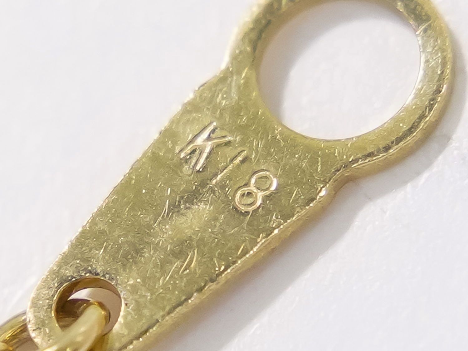 本物 パール 10.4mm ダイヤモンド 0.03ct 750 K18 YG ネックレス  