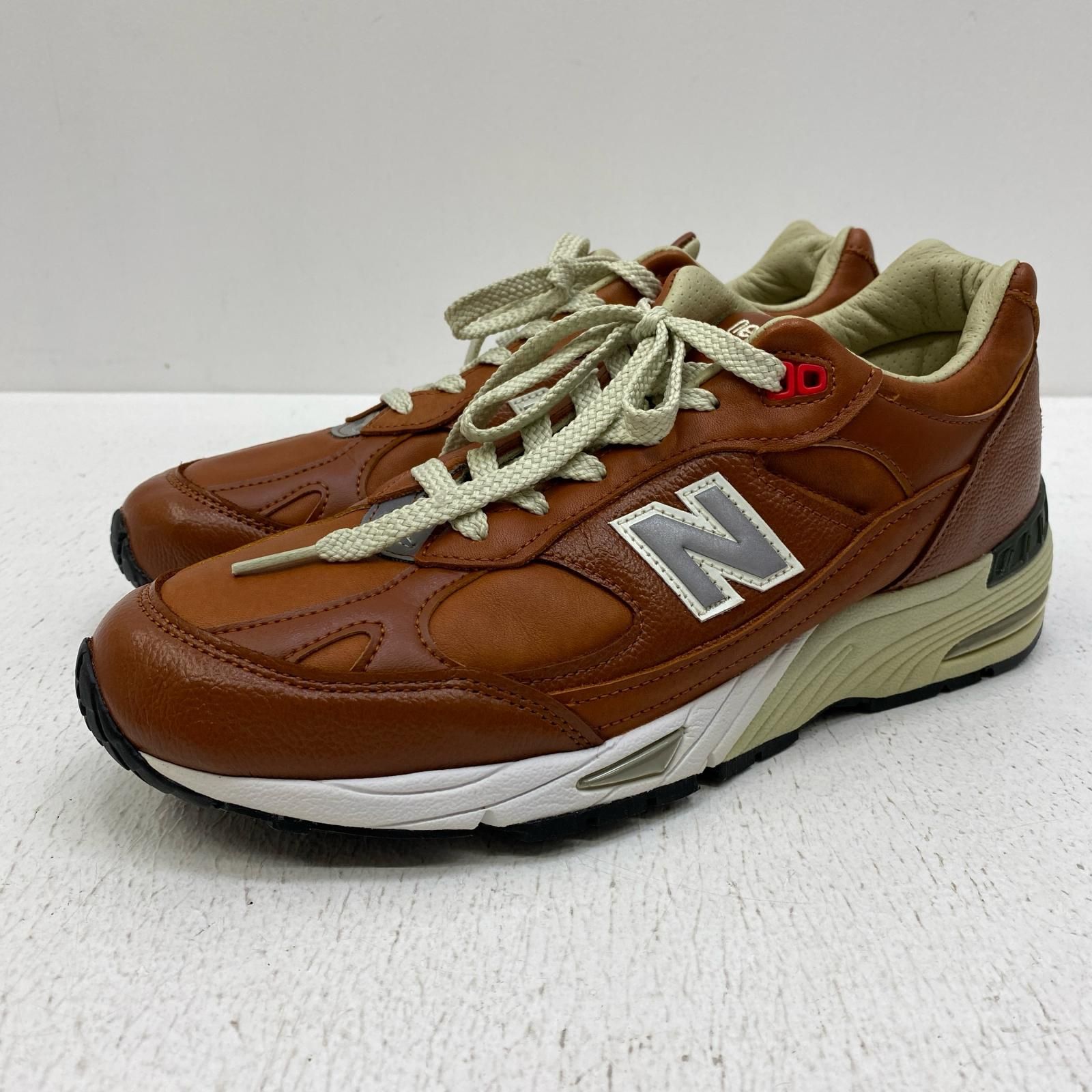 加古川店】 中古 NEW BALANCE | ニューバランス 27.5cm スニーカー 991/ENGLAND Ｍ991ＧNB ブラウン 【126】  - メルカリ