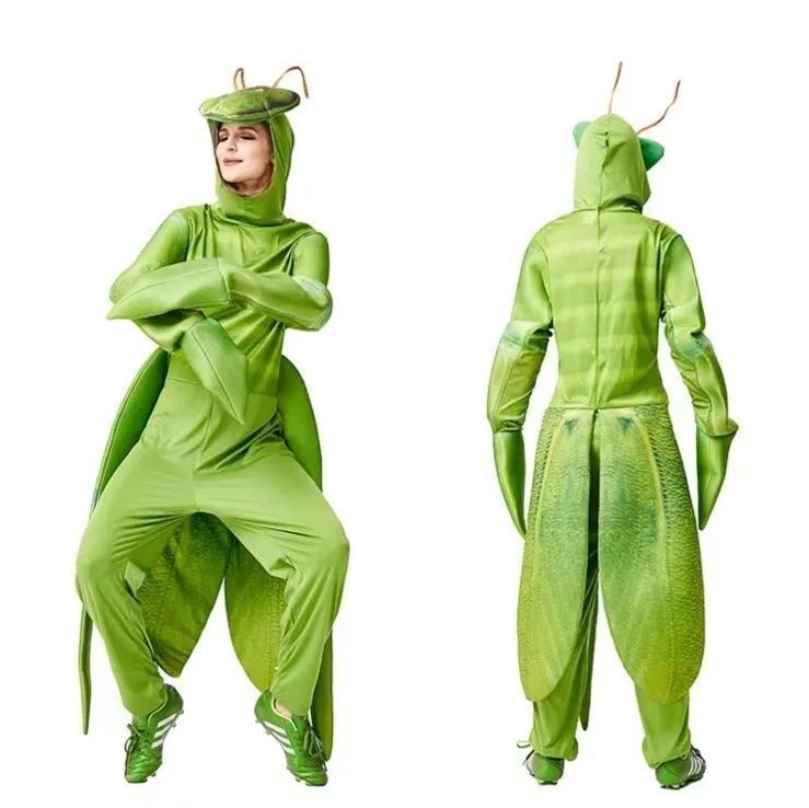 cosplayハロウィンクリスマス ハロウィン衣装 虫 昆虫 カマキリ ハロウィン 動物キャラクター親子ペア大人用|メンズ|レディース