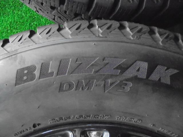 5FO212 AAF 265 65R17 ブリヂストン ブリザックDM-V3 スタッドレス トヨタ純正 アルミホイールセット ハイラックス FFCRYSTALESIA_COM