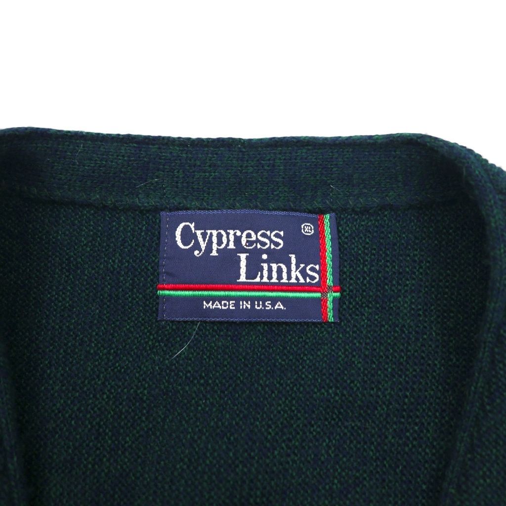 90s USA Vintage Cardigan Cypress Links 90年代 USA製 アクリル