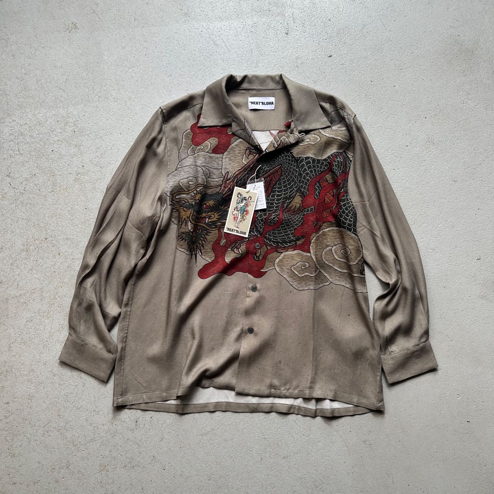 NEAT ALOHA rayon shirt 