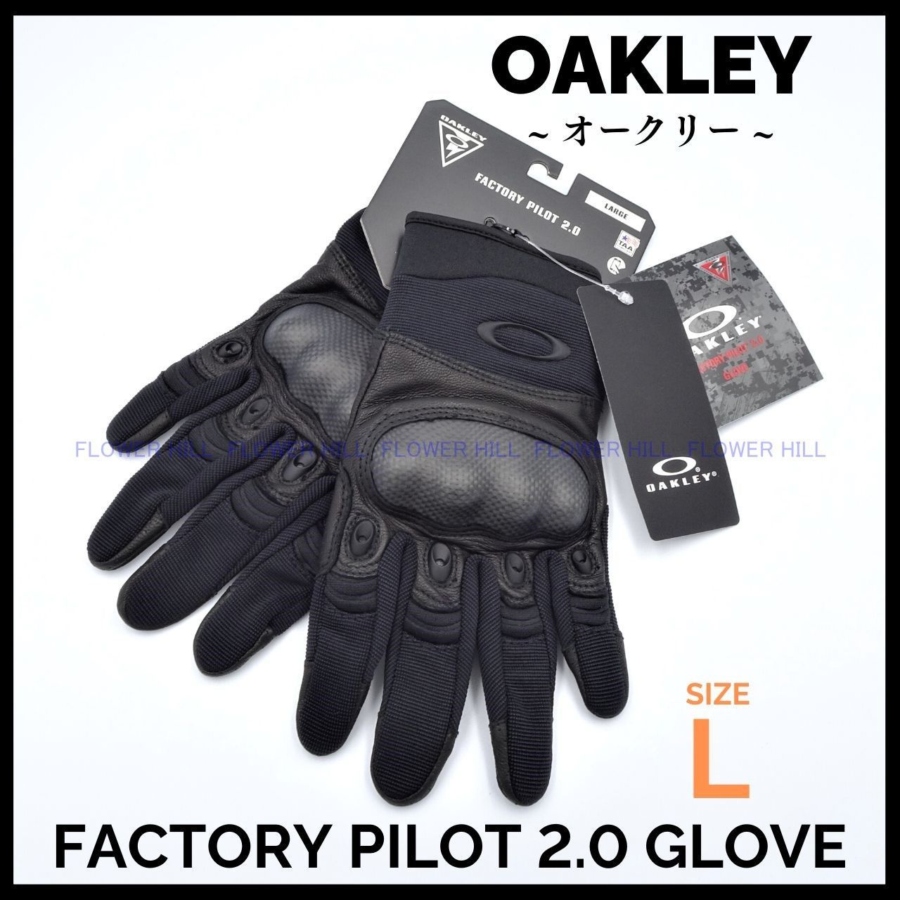 オークリー ファクトリーパイロット2.0グローブ ブラック サイズM OAKLEY SI オークリー SI ファクトリーパイロット2.0グローブ