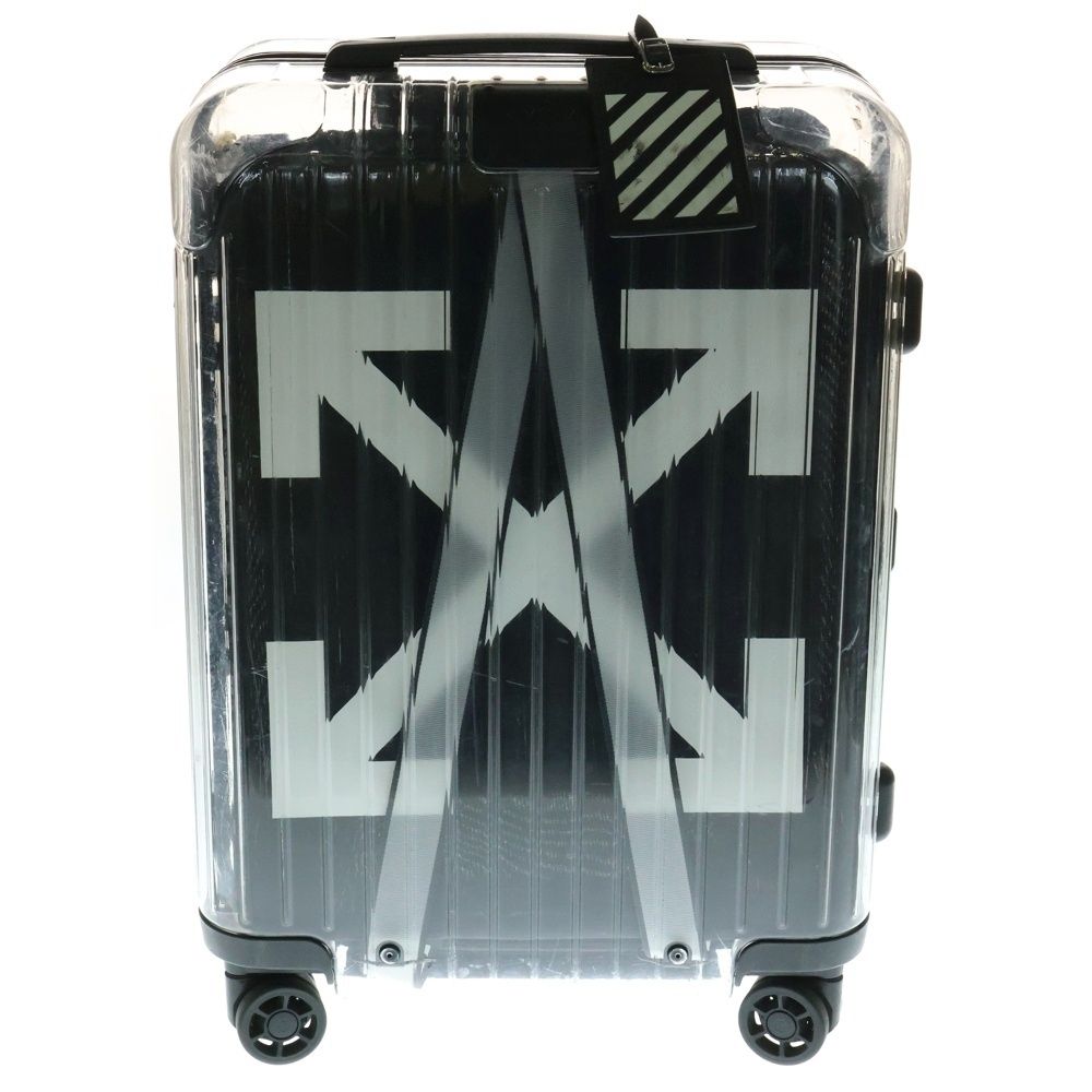 OFF-WHITE オフホワイト ×RIMOWA Essential See Through トラベルキャリー 36L ブラック