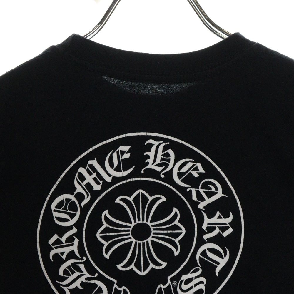 【美品】Chrome Hearts キッズ Tシャツ 半袖 ホースシュー 2T CHROME HEARTS (クロムハーツ) ホースシュープリント クルーネック半袖