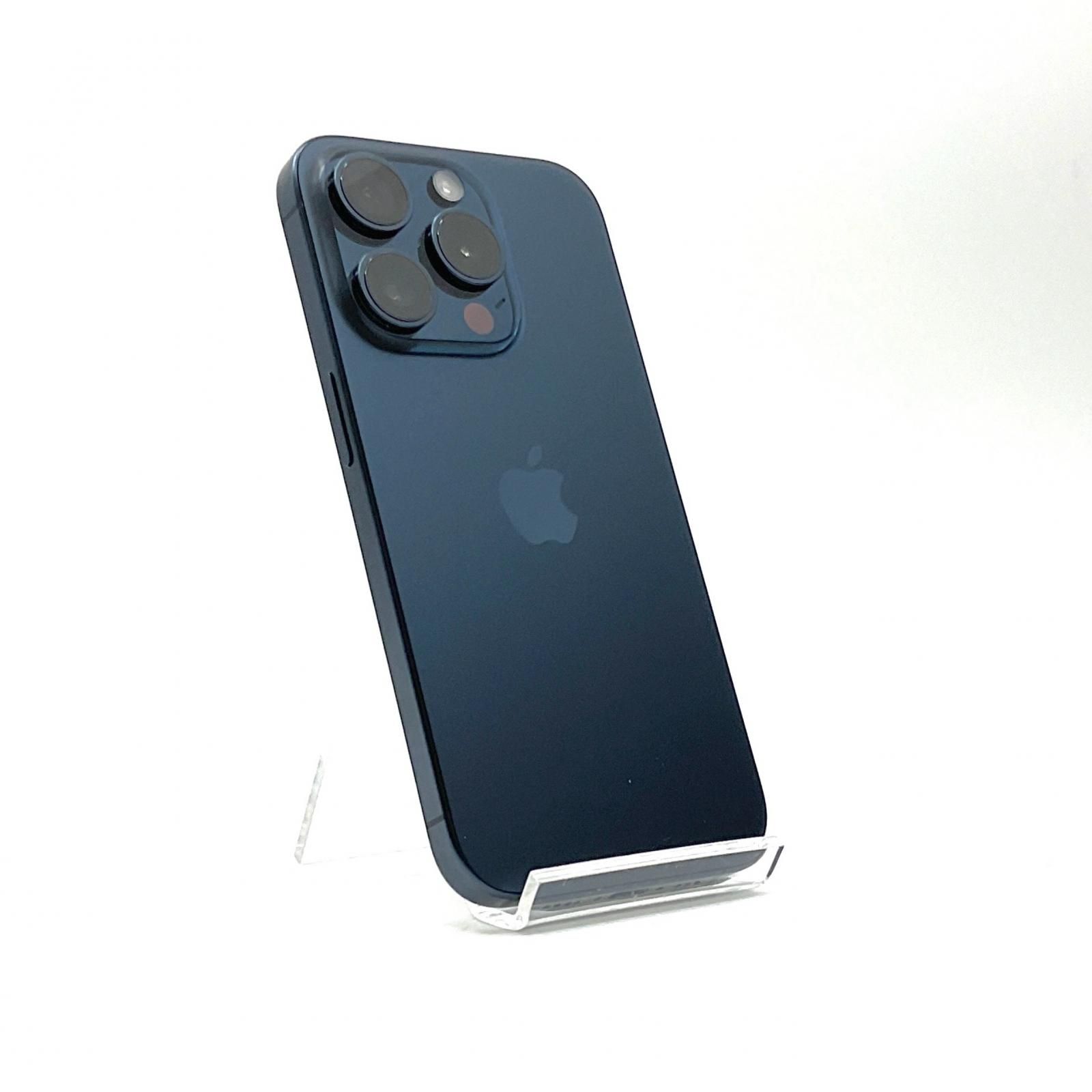 【全額返金保証】【最速発送】Apple iPhone 15 Pro 256GB ブルーチタニウム SIMフリー 89% 美品 動作確認済